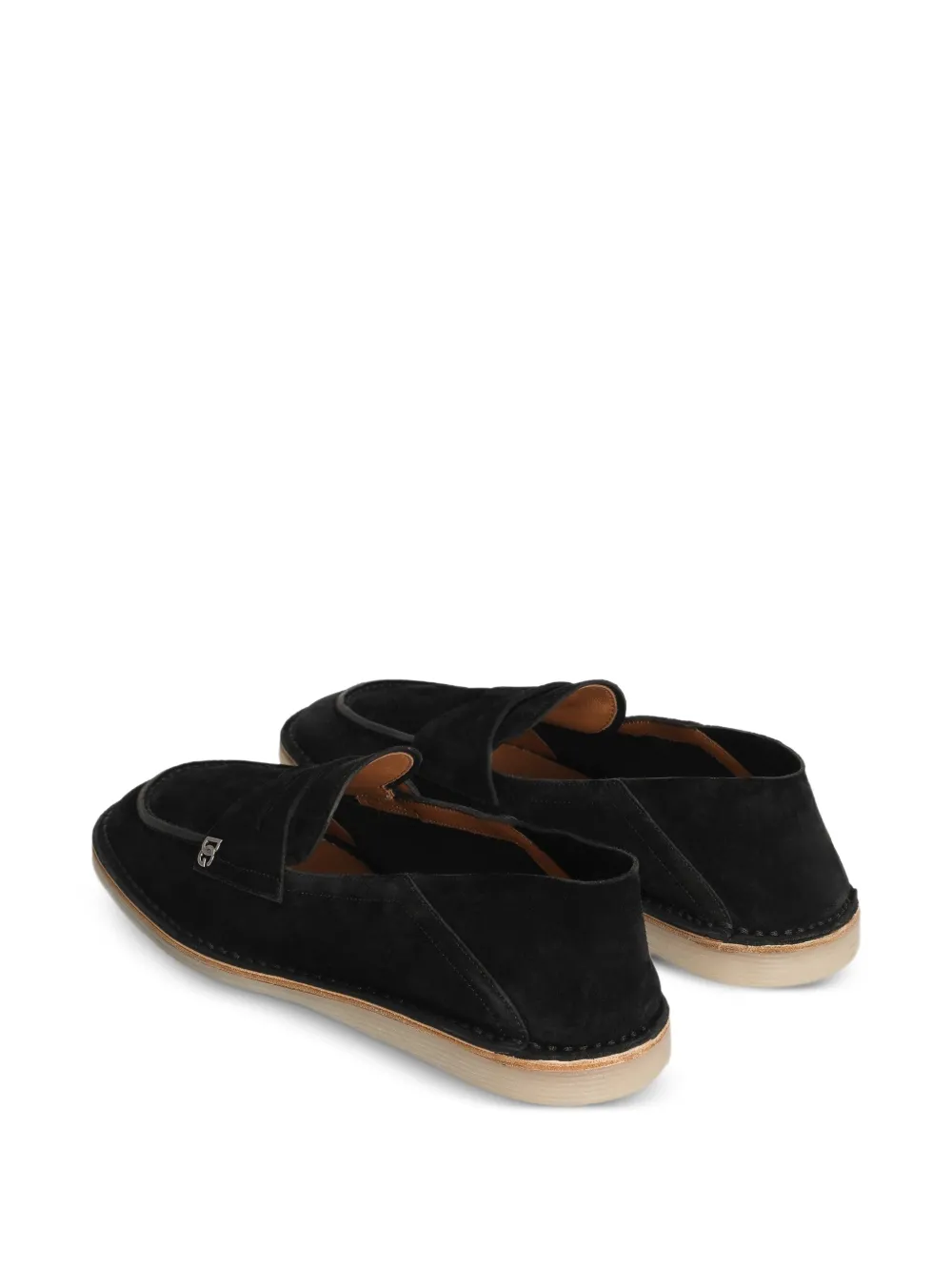 Dolce & Gabbana Loafers met logoplakkaat Zwart