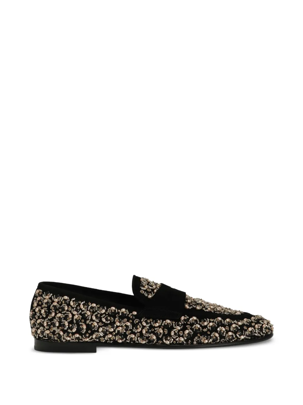 Dolce & Gabbana embellished band slippers - Nero