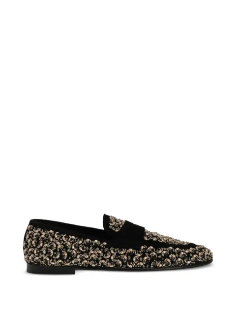 Dolce & Gabbana embellished band slippers