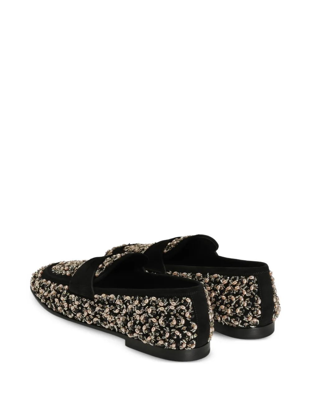 Dolce & Gabbana embellished band slippers Zwart