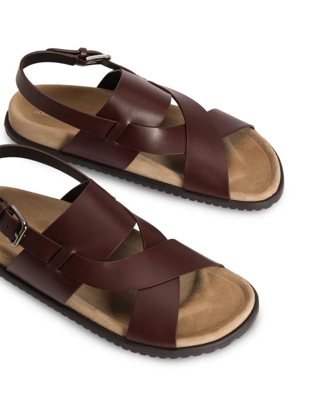 Dolce & Gabbana DG casual sandalen van kalfsleer Rood