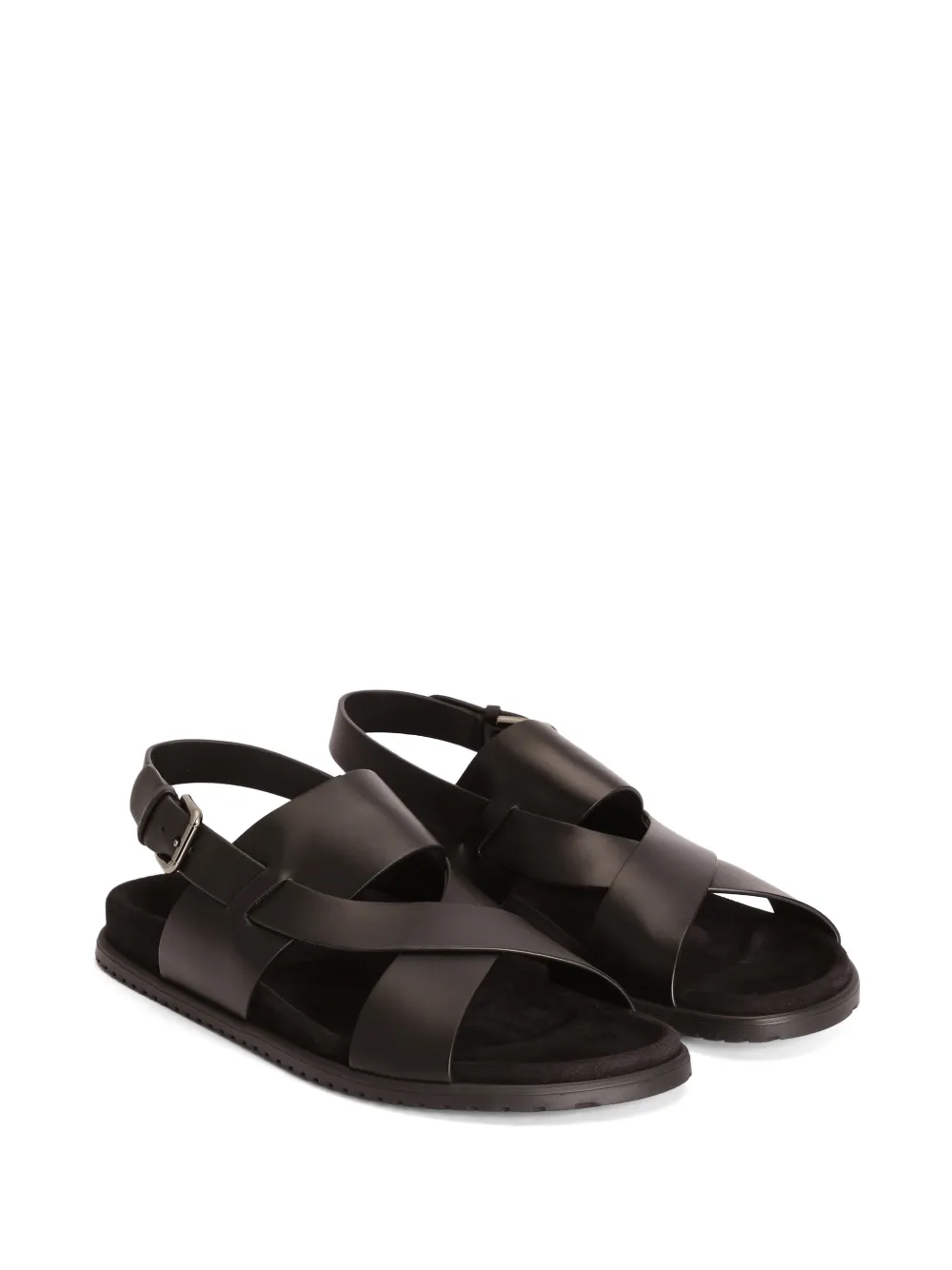 Dolce & Gabbana DG casual sandalen van kalfsleer Zwart