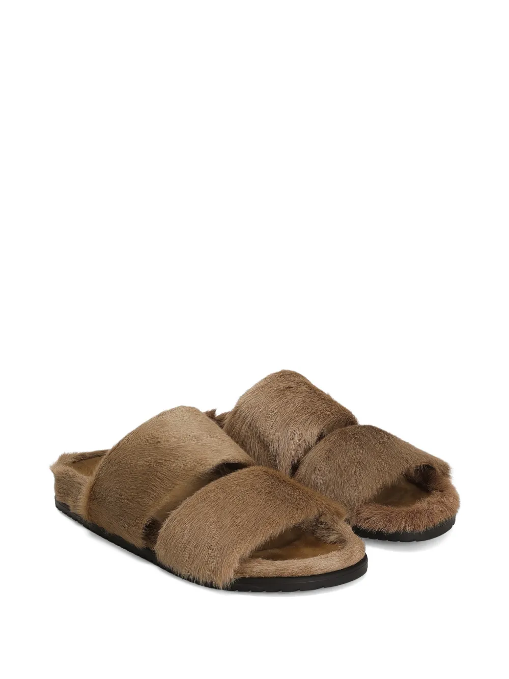 Dolce & Gabbana Sandalen met twee bandjes Bruin