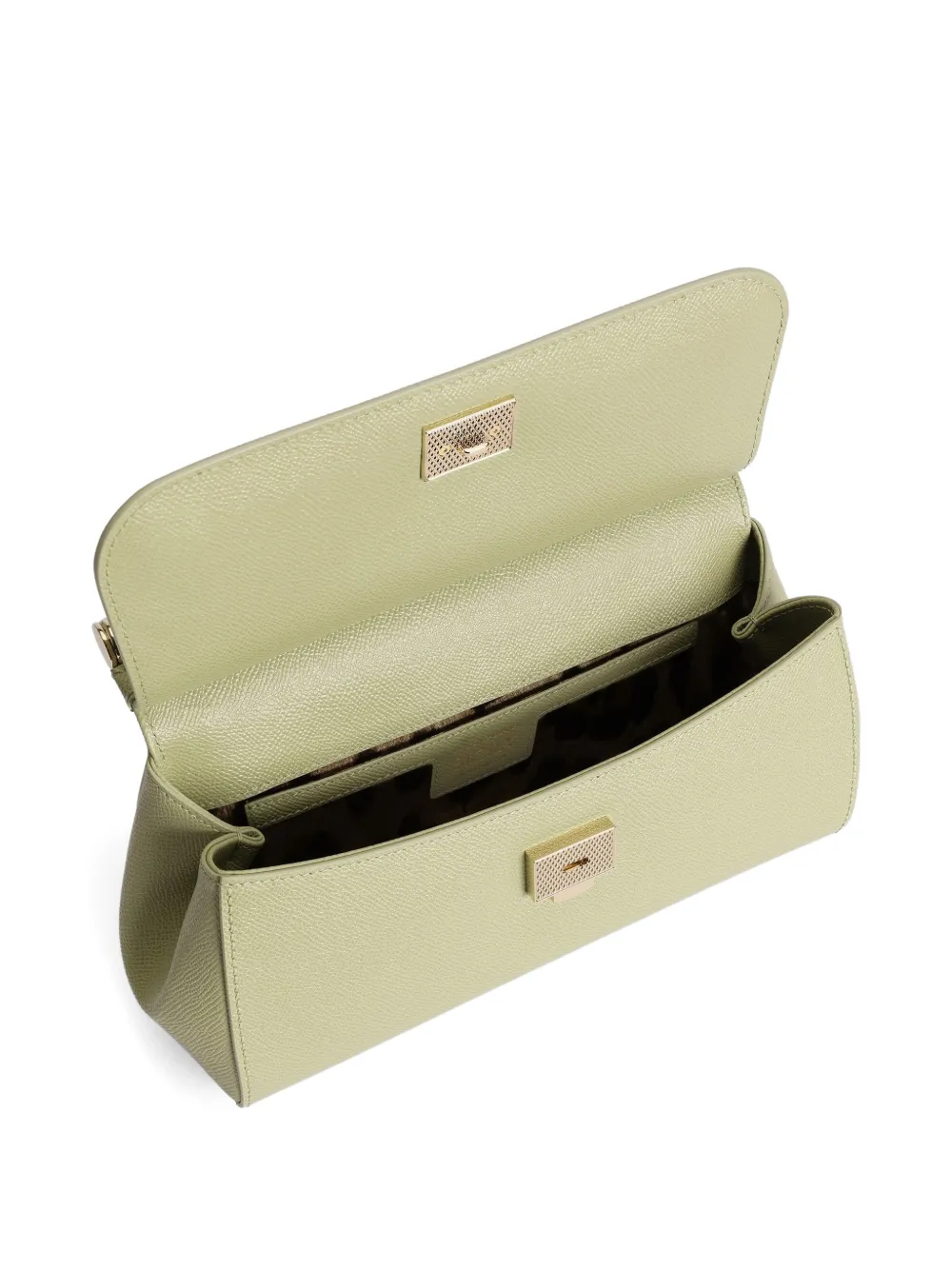 Dolce & Gabbana Medium Sicily handtas van dauphine kalfsleer Groen