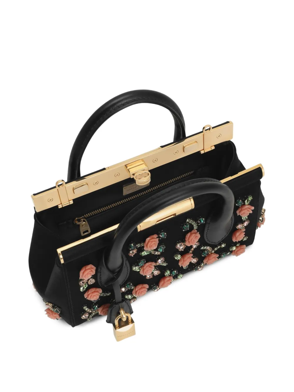 Dolce & Gabbana Marlene Day mini-tas met borduurwerk Zwart