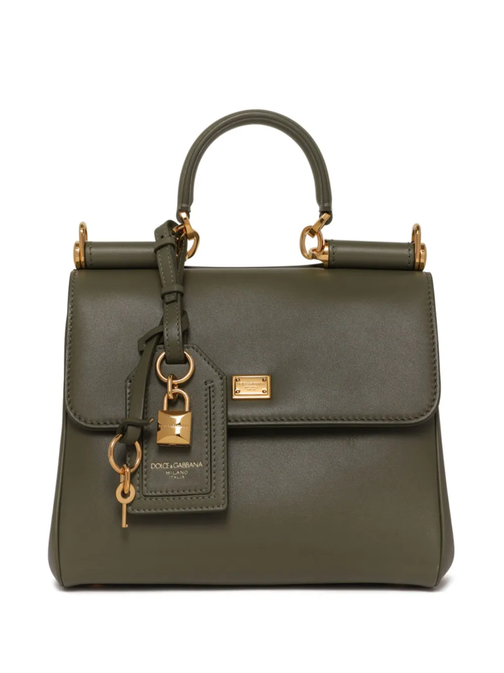 Dolce & Gabbana Borsa a spalla con manico - 80560 DARK GREEN 2