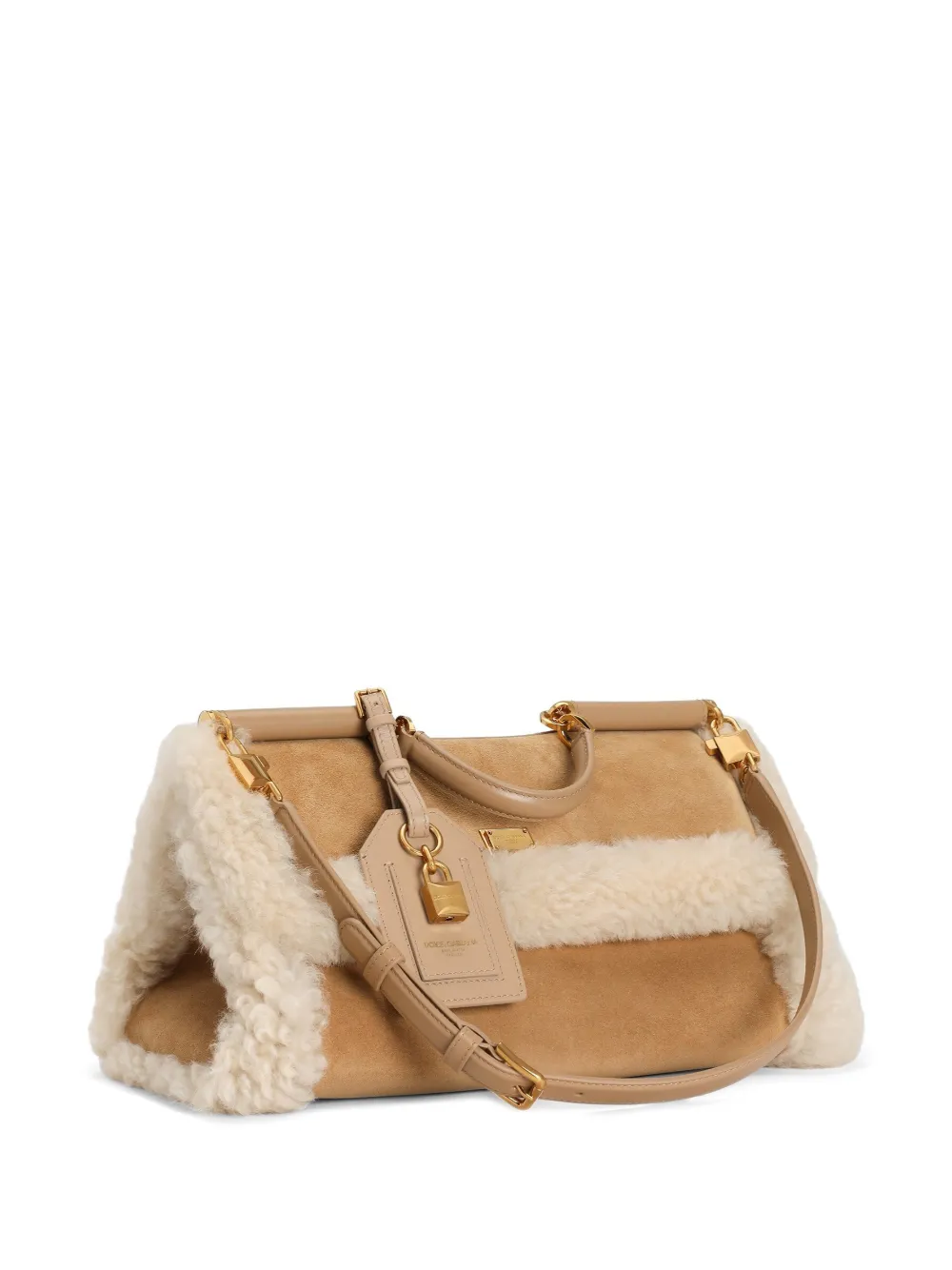  Dolce & Gabbana Medium My Sicily Handbag - Neutrals 