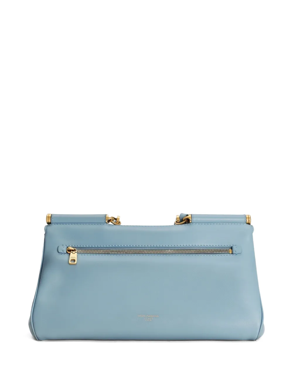 Dolce & Gabbana Medium My Sicily kalfsleren handtas Blauw
