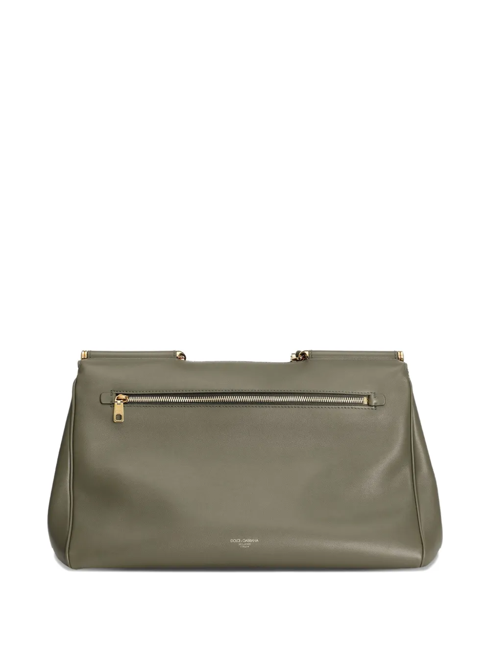Dolce & Gabbana My Sicily Padlock Top-handle Tote Bag In Green