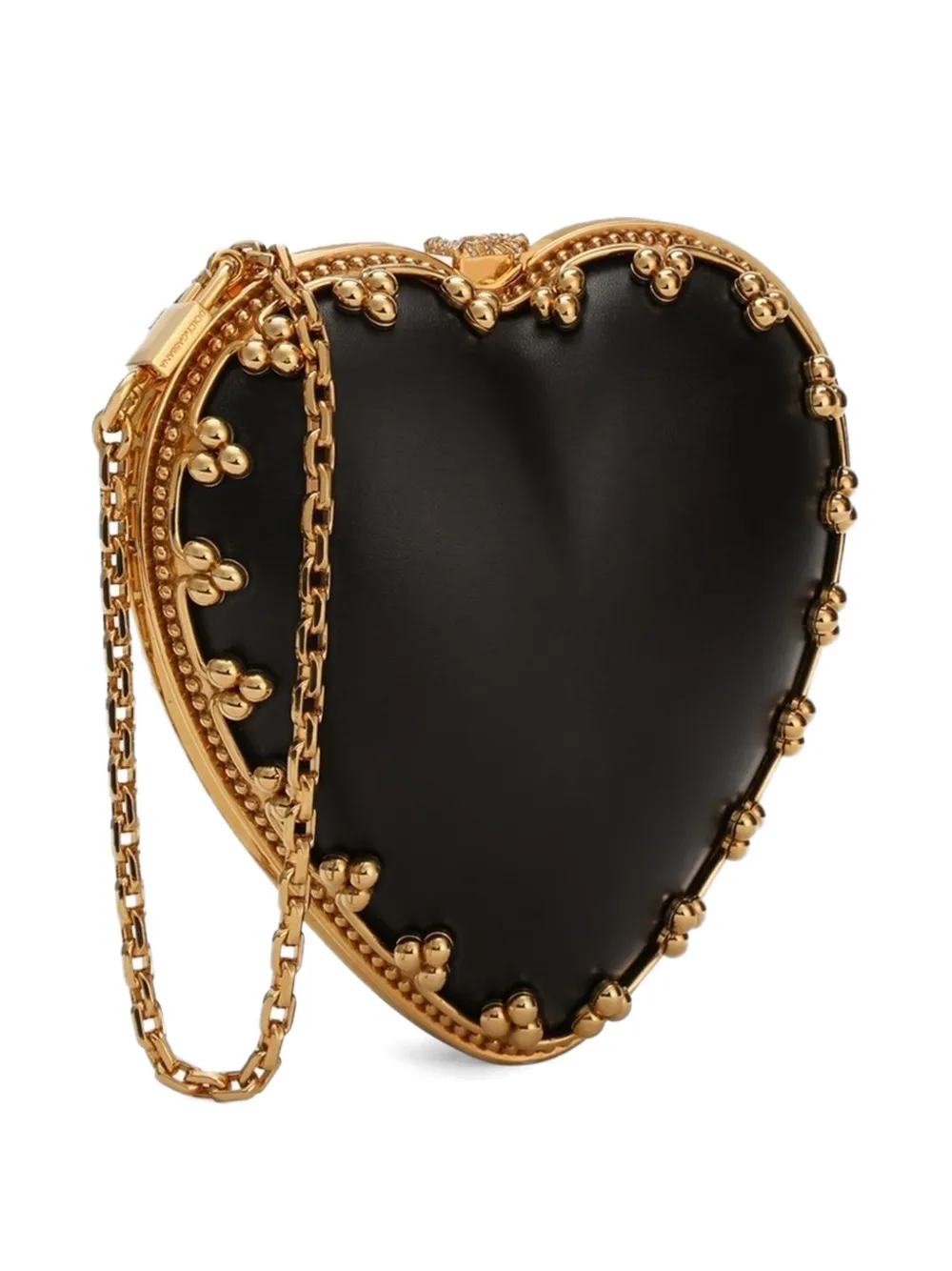 Dolce & Gabbana Dolce Box hartvormige clutch Zwart