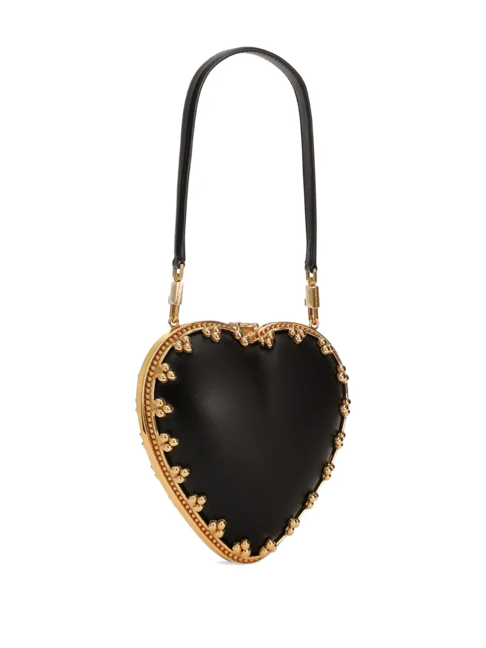 Dolce & Gabbana Dolce Box hartvormige clutch Zwart