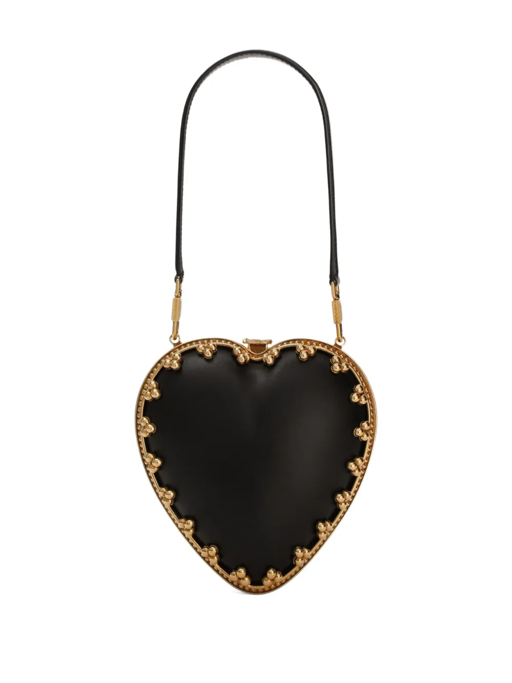 Dolce & Gabbana Dolce Box hartvormige clutch Zwart