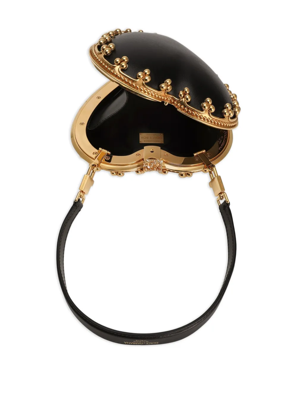 Dolce & Gabbana Dolce Box hartvormige clutch Zwart