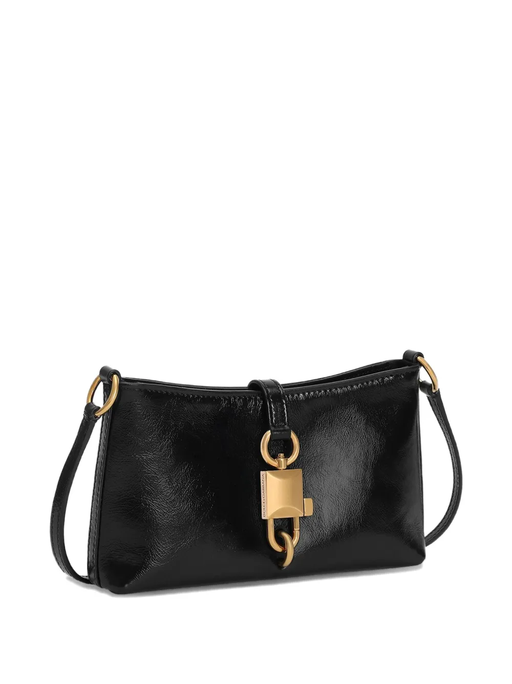 Dolce & Gabbana Hardware Satchel Shoulder Bag In Black