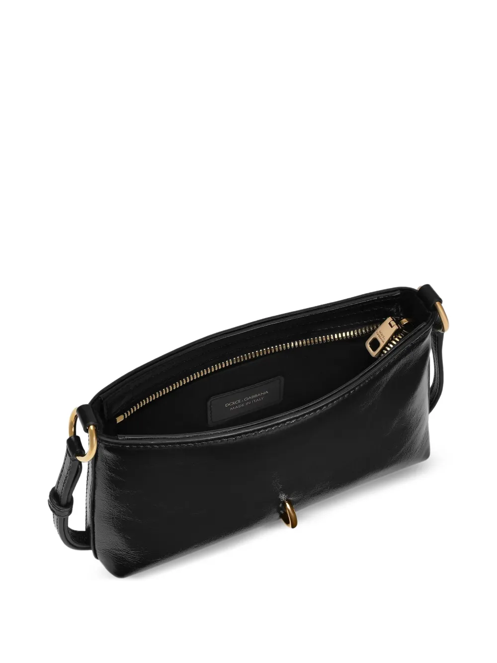 Dolce & Gabbana Hardware Satchel Shoulder Bag In Black