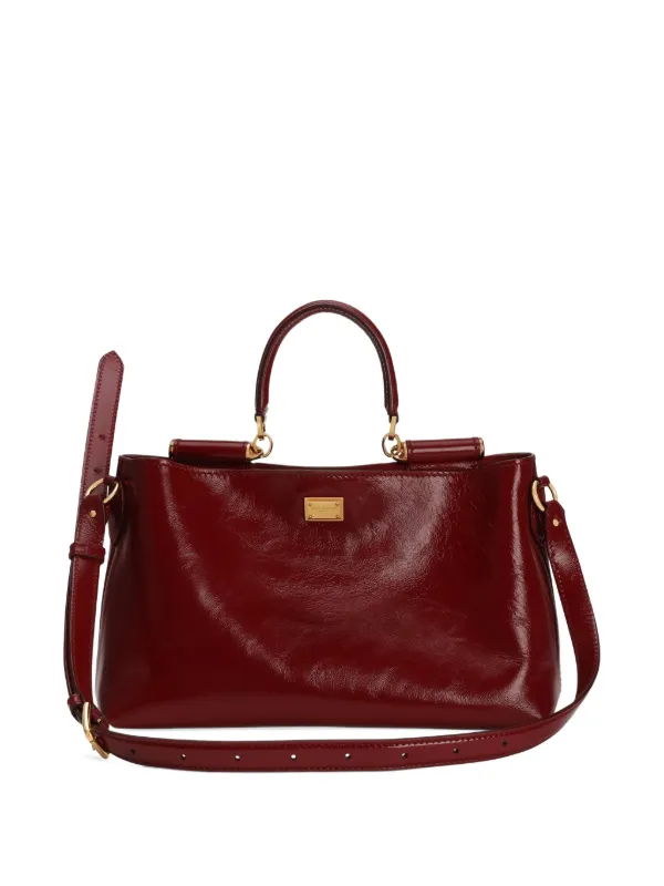 Dolce & Gabbana Medium Vittoria Leather Tote Bag | Red | FARFETCH GE