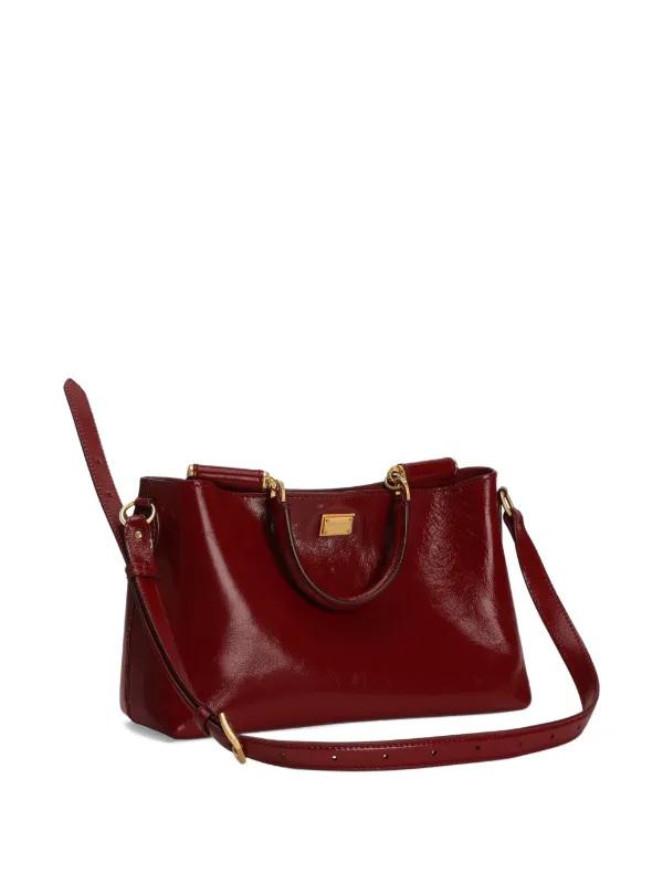 Dolce & Gabbana Medium Vittoria Leather Tote Bag | Red | FARFETCH
