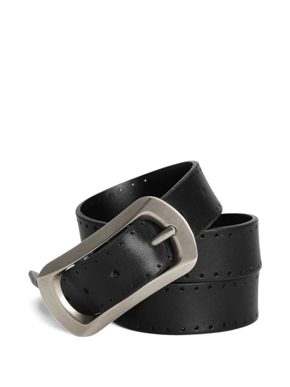 Dolce & Gabbana 스티치 디테일 버클 벨트