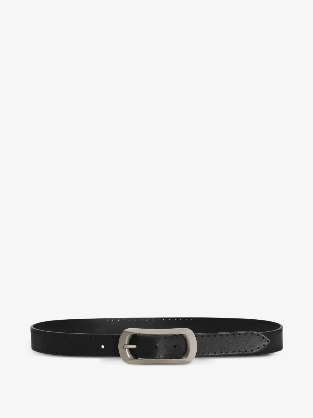 Dolce & Gabbana Tempesta stitch-detail buckle belt | Black | Image 1