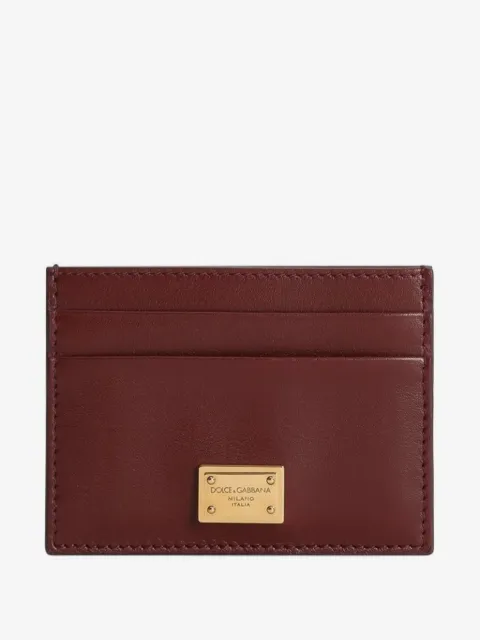 Dolce & Gabbana Plongé calfskin card holder
