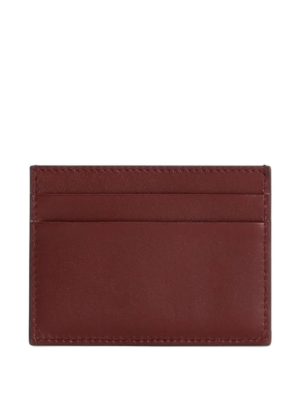 Dolce & Gabbana Logo-plaque Cardholder In Burgundy