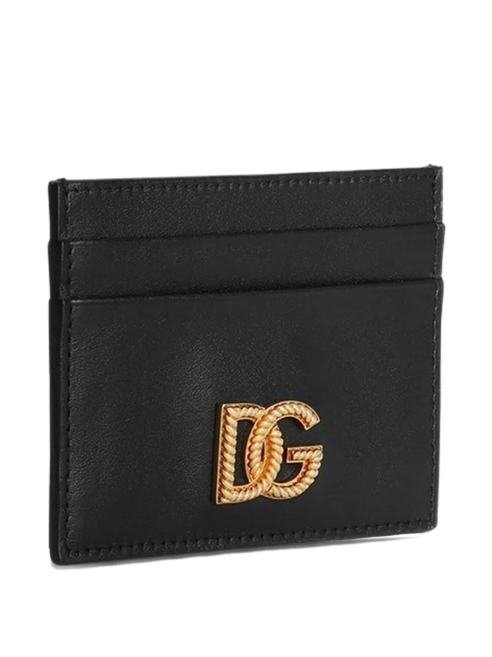 Dolce & Gabbana Logo-plaque Cardholder In Blue