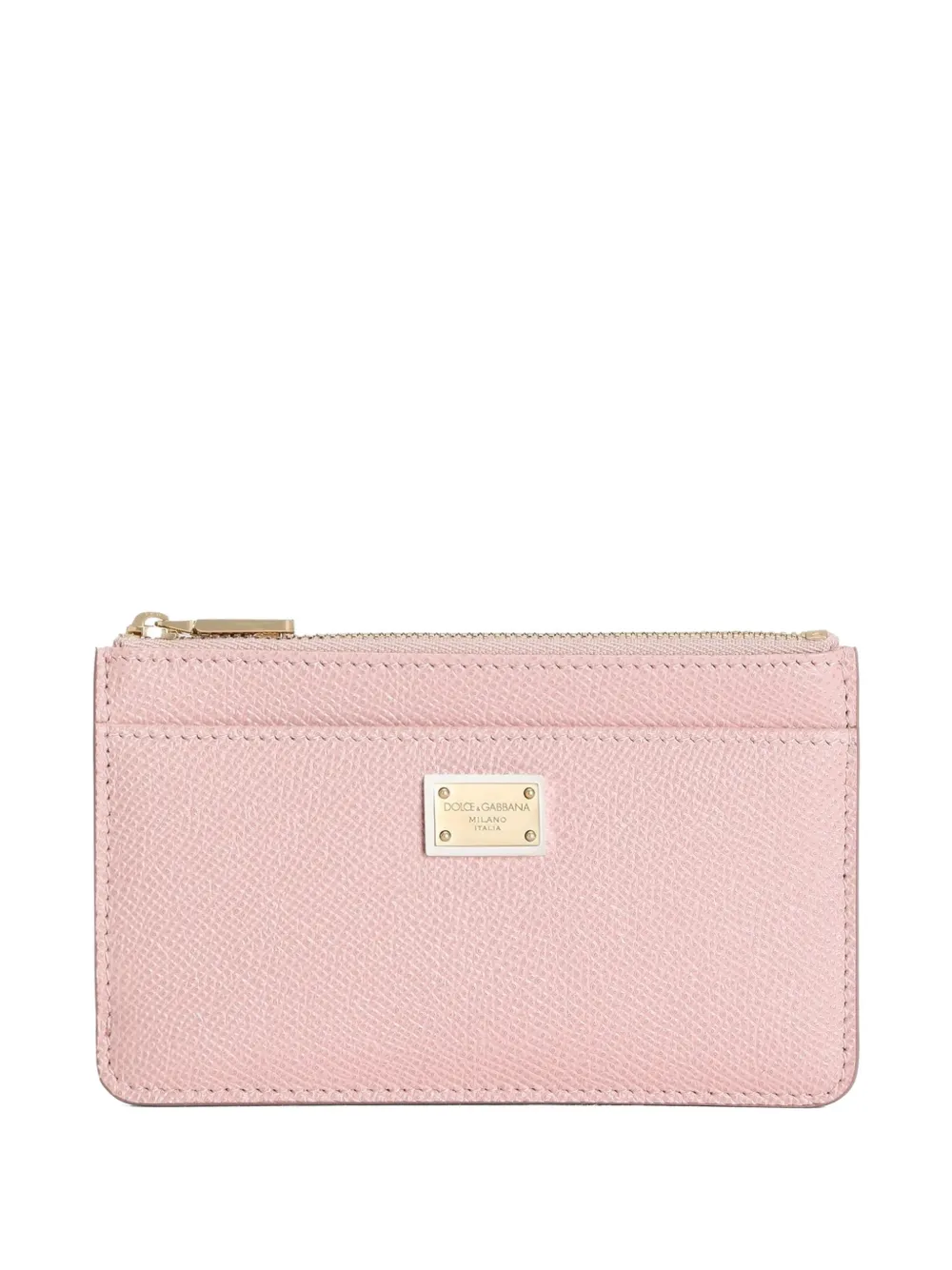 Dolce & Gabbana logo-plaque wallet - Rosa