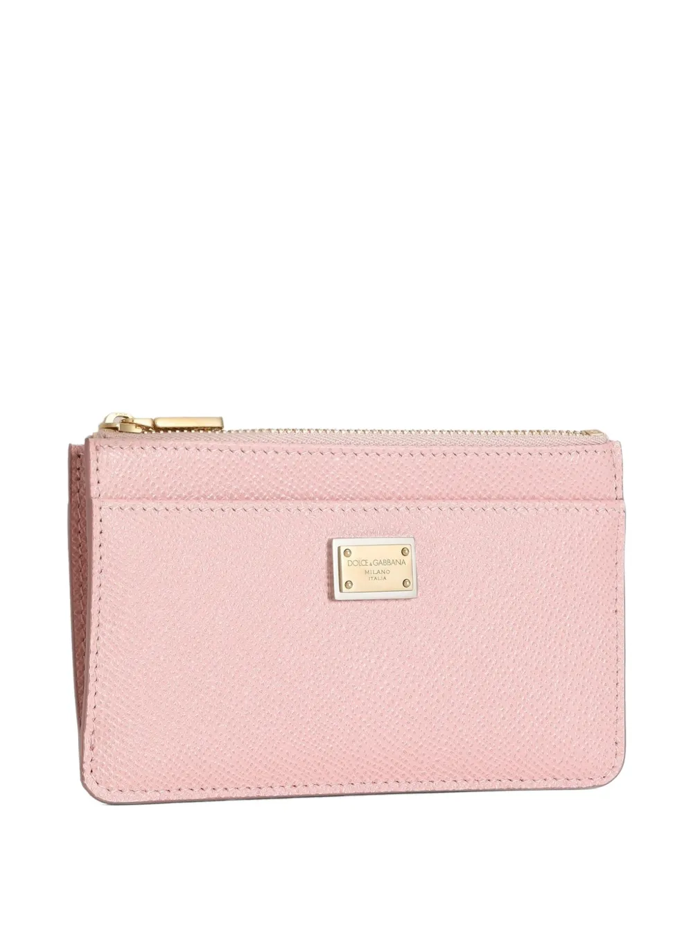 Dolce & Gabbana Dauphine kalfsleren pasjeshouder Roze