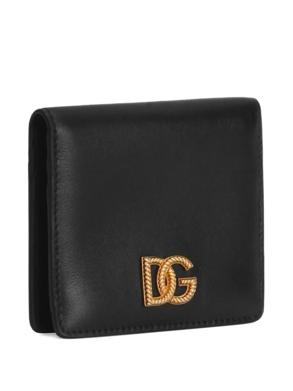 Dolce & Gabbana Calfskin Wallet With Dg Logo In Multi
