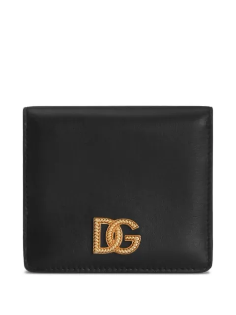 Dolce & Gabbana logo-plaque zip wallet