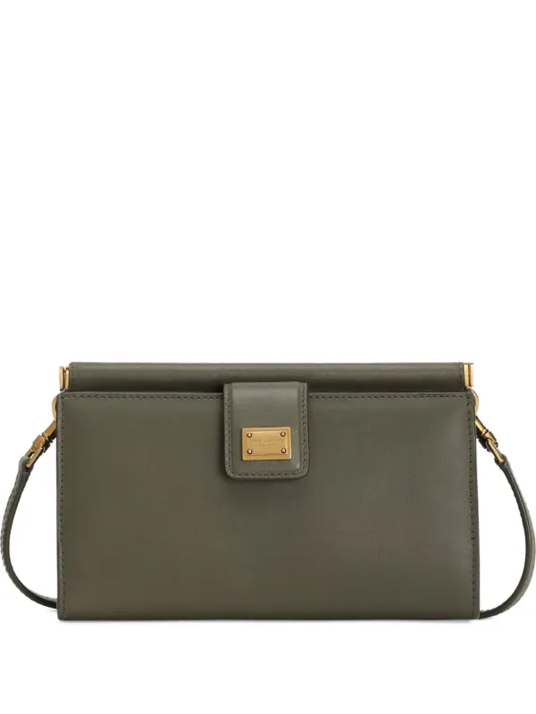 ドルチェアンドガッバーナ ハンドバッグ ミニボストン レザー スタッズ グリーン Dolce & Gabbana レザー ミニバッグ | グリーン | FARFETCH JP