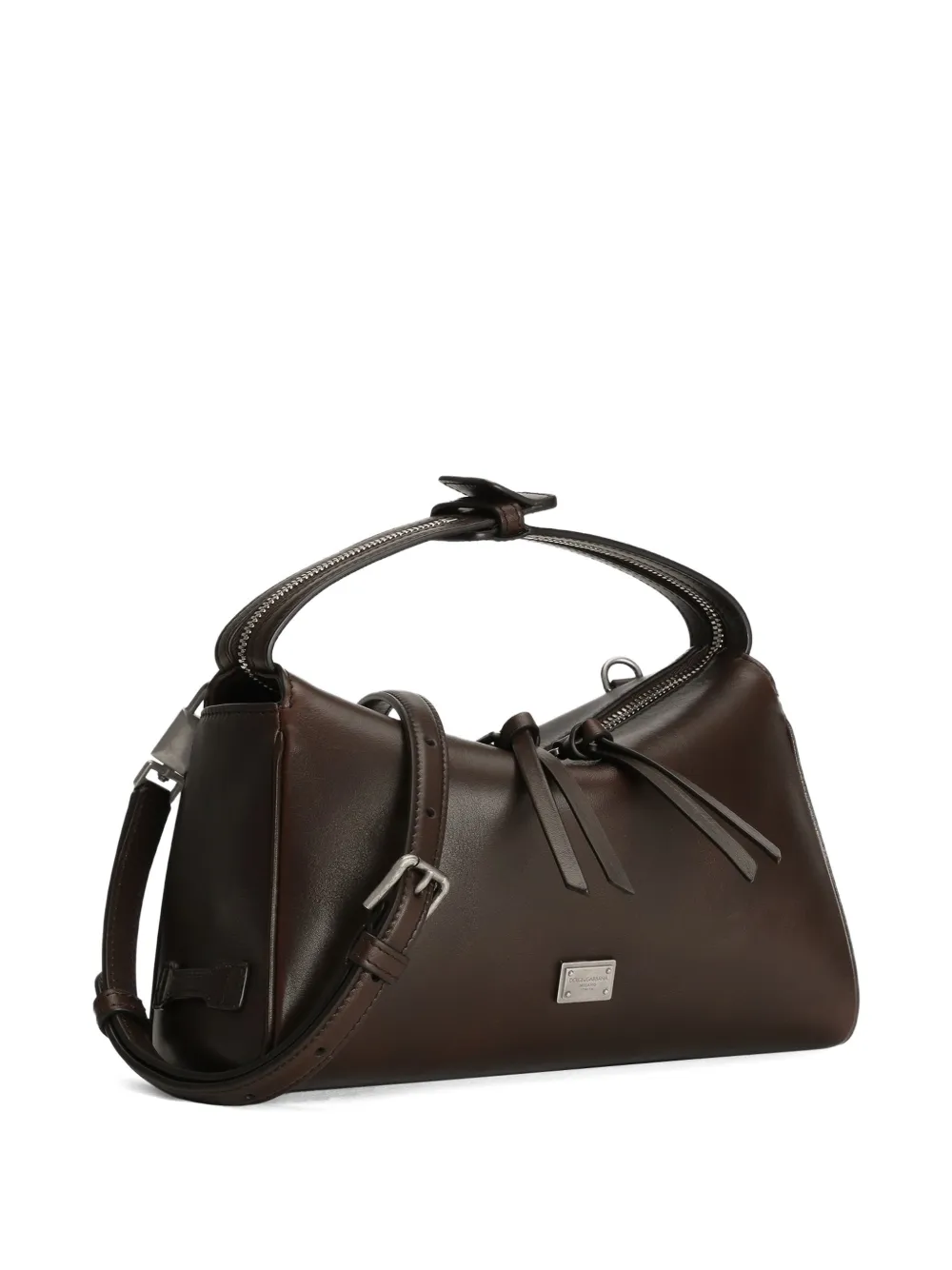  Dolce & Gabbana Bolso De Hombro Vittoria Tempesta De Piel - Marrón 