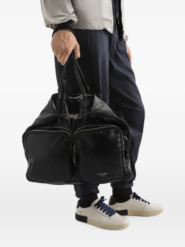 Dolce & Gabbana ジップポケット ショルダーバッグ | ブラック