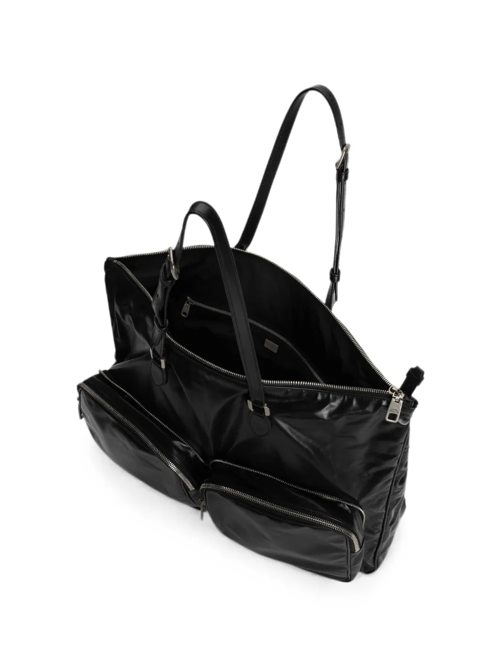 Dolce & Gabbana Schoudertas met rits en zak Zwart