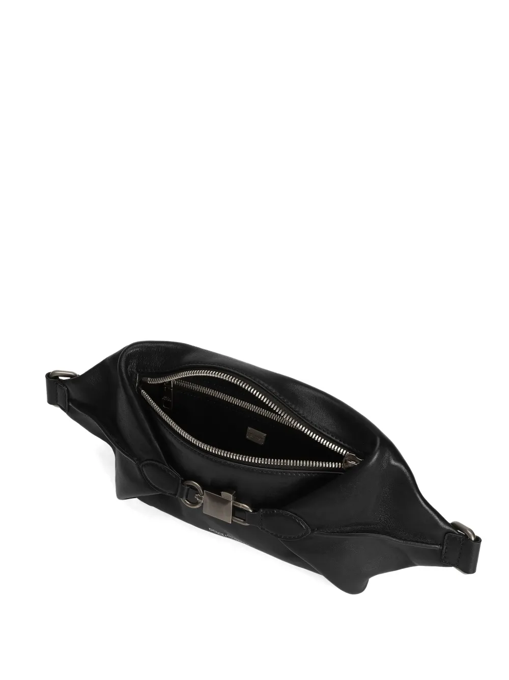 Dolce & Gabbana Heuptas met hangslot detail Zwart