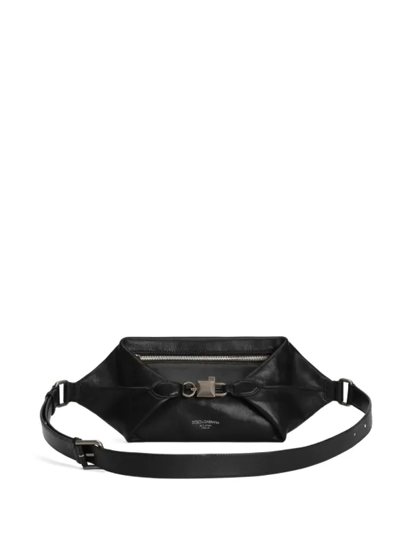 Dolce & Gabbana padlock-detailed Belt Bag | Black | FARFETCH NO