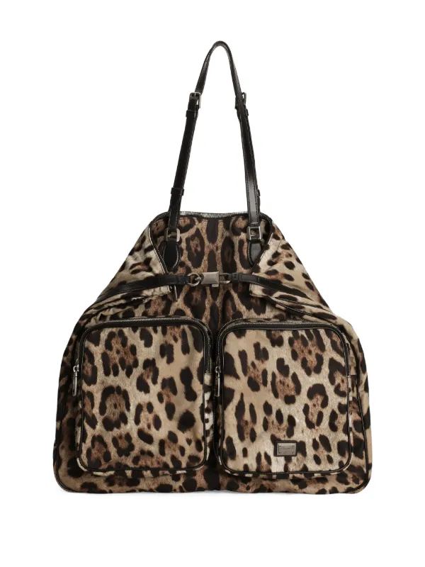 Dolce & Gabbana レオパード ショルダーバッグ | ニュートラル