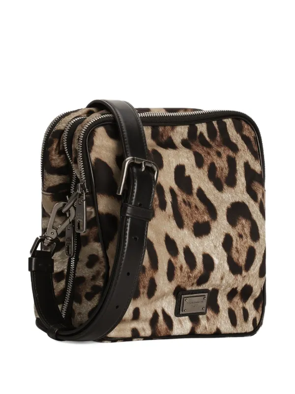 Dolce & Gabbana レオパード ショルダーバッグ | ニュートラル