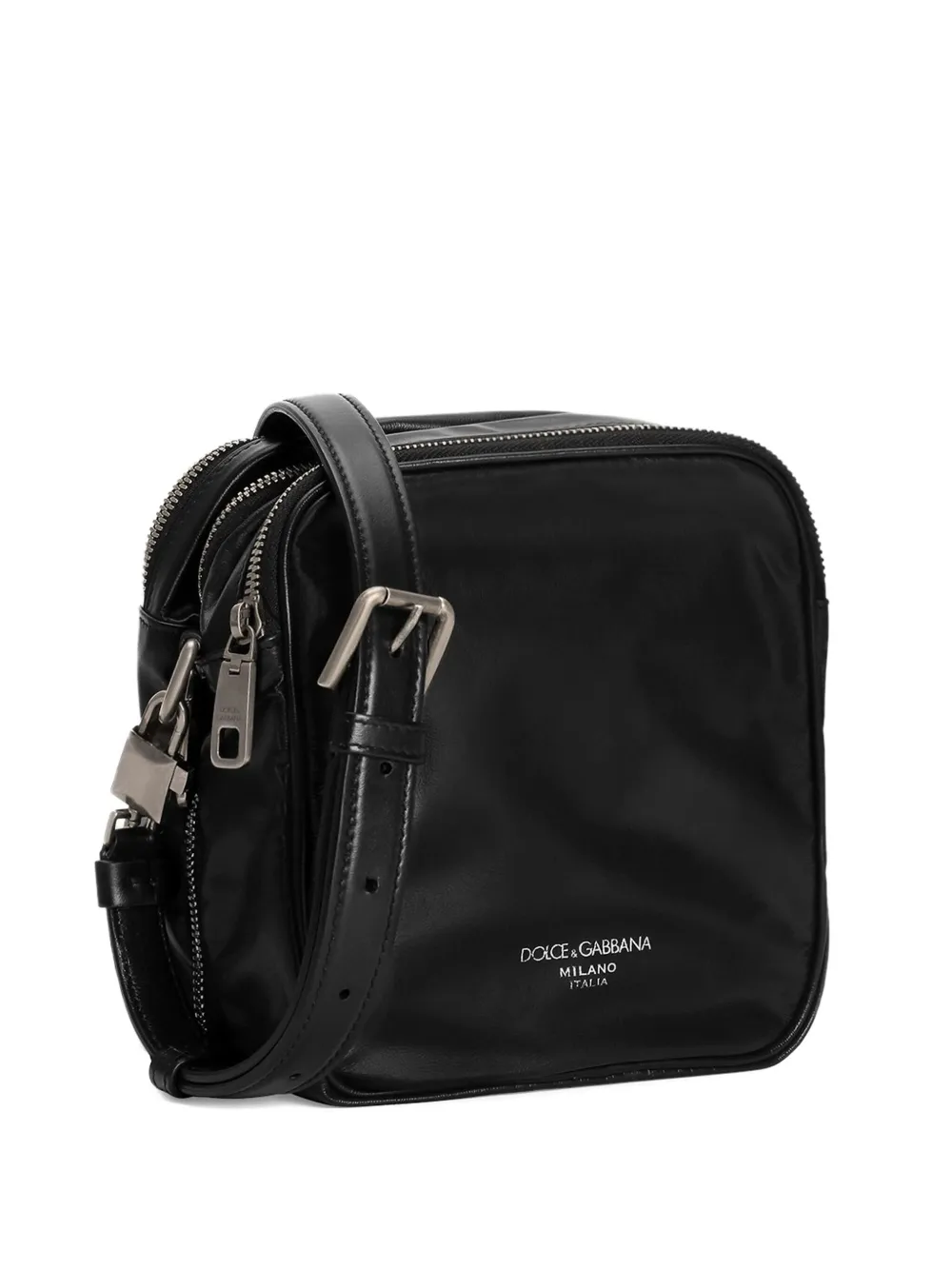 Dolce & Gabbana Borsa messenger in pelle - Nero