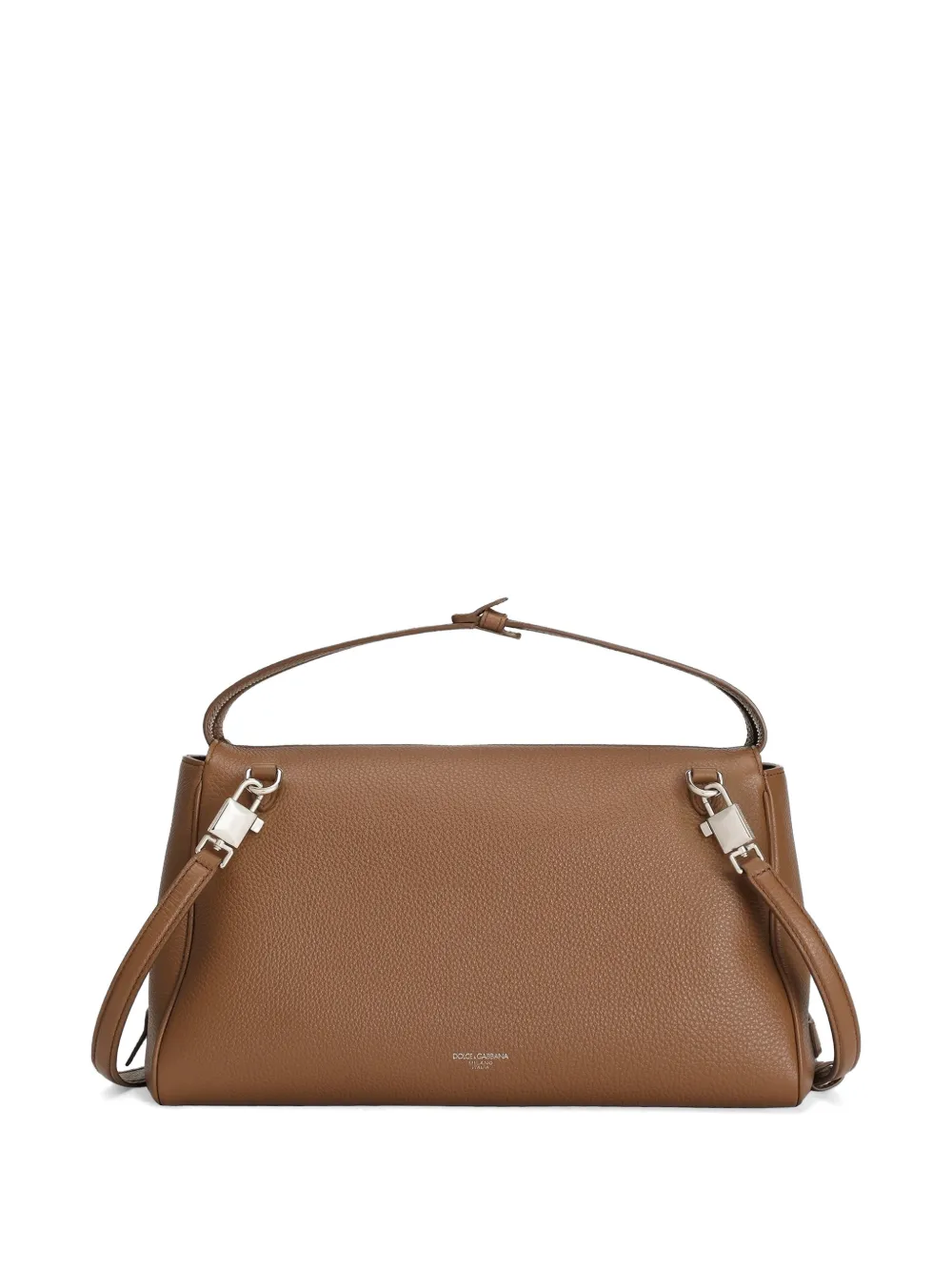 Dolce & Gabbana Vittoria kalfsleren crossbodytas Bruin