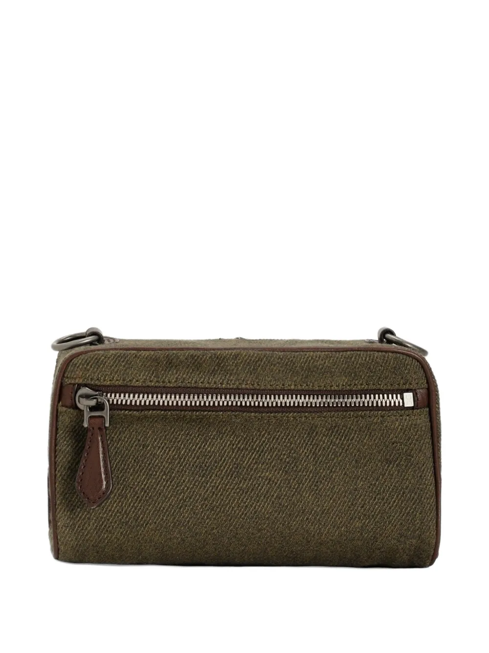  Dolce & Gabbana Lock Zip Messenger Bag - Green 