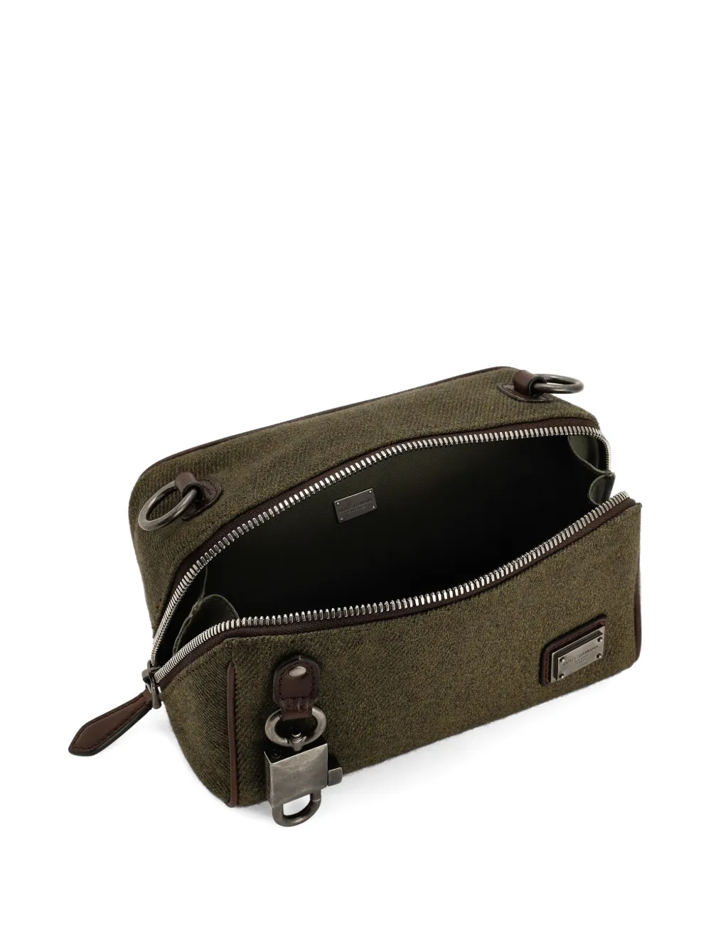 Dolce & Gabbana Lock crossbodytas met rits Groen