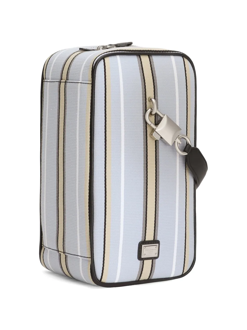 Dolce & Gabbana Lock handtas met jacquard Blauw