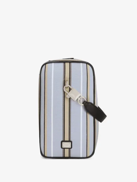 Dolce & Gabbana lock jacquard fabric handbag