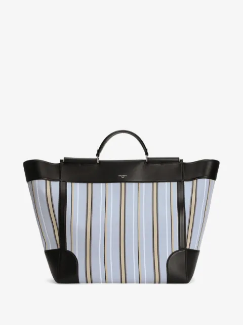 Dolce & Gabbana Sicily striped jacquard handbag