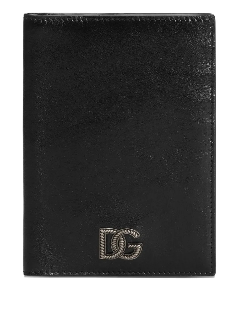 Dolce & Gabbana logo-appliqué passport holder | Black | Image 1