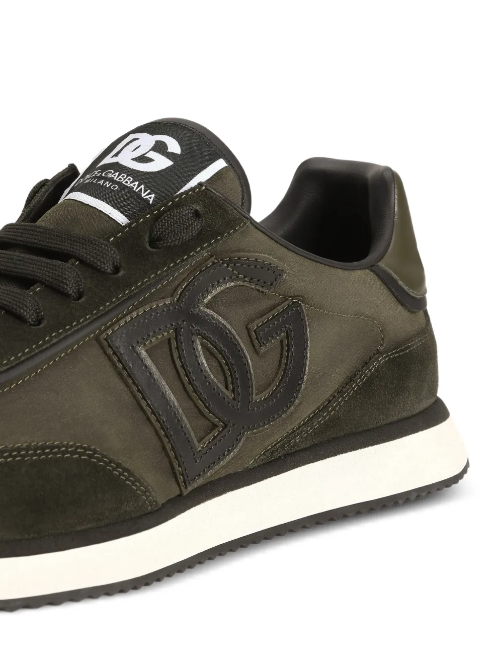 Dolce & Gabbana Sneakers met logo-applicatie Groen