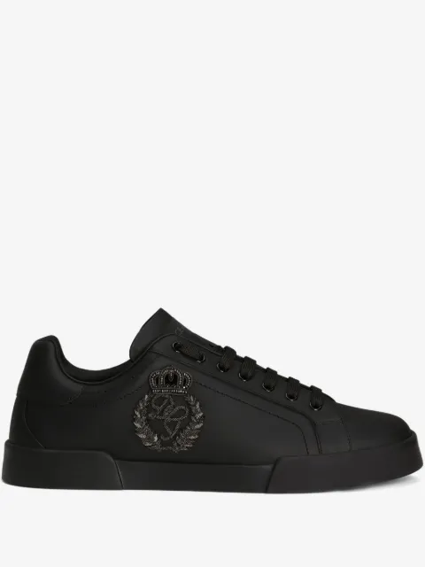 Dolce & Gabbana baskets Portofino en cuir de veau