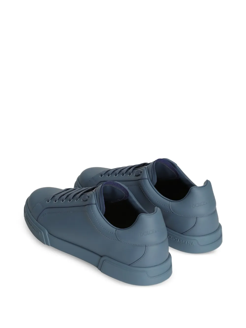 Dolce & Gabbana Sneakers met logo-reliëf Blauw