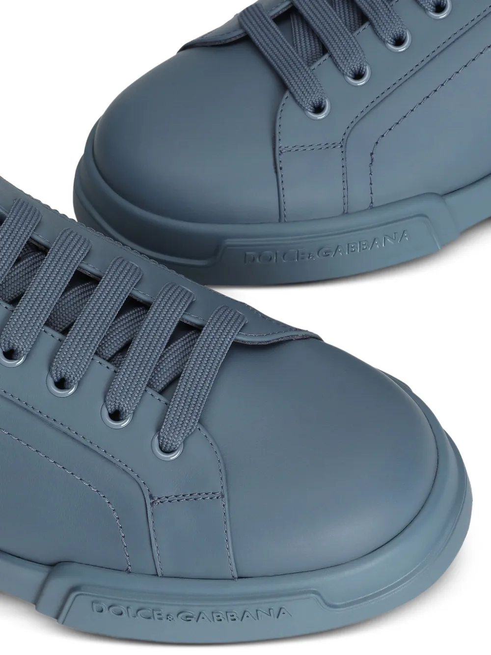 Dolce & Gabbana Sneakers met logo-reliëf Blauw